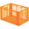 Alutec 75092 plastový box, vhodné pre potraviny, (š x v x h) 600 x 350 x 400 mm, oranžová, 1 ks; 75092