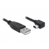 DeLock kábel USB 2.0 A-samec> USB mini-B 5-pin samec pravouhlý, 5 metrov