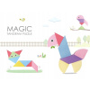 Magnetické bloky Tangram - Magic Tanggram 100el. (Magnetické bloky Tangram - Magic Tanggram 100el.)