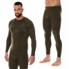 Brubeck Ranger s dlhým rukávom Chráni / dýchacie oblečenie Khaki. M + športové spodné prádlo Brubeck M (Nový valcový valec vzduch Air 8l 200bar svetlo plné)