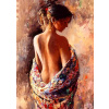 Norimpex Diamantové maľovanie Akt vo farbách vášne 40x30cm