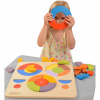 Interaktivny stolik pre deti - Vzdelávacie Drevené puzzle Masterkid Colorful UK (Interaktivny stolik pre deti - Vzdelávacie Drevené puzzle Masterkid Colorful UK)