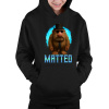 Matteo - Italian Brainrot - trpaslík s okuliarmi - detská mikina s kapucňou MATTEOOOOOOOOOO - Koszulkowy | 164 | Čierna | Mikina s kapucňou - detská
