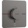Hansgrohe ShowerSelect Comfort Q, termostat pod omietku pre 1 spotrebič a ďalší výtok, kartáčovaný čierny chróm, HAN-15589340