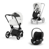 Cybex Platinum CYBEX Priam 5.0 Travel Set + Cloud T - Style Collection off white 2026 matt black