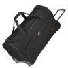Travelite Basics Fresh čierna dvojkolesová cestovná taška s kolieskami 71cm