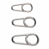 Savage Gear Karabínka Custom Salt Splitring Snaps L 43 kg 15 ks