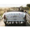 Závesná ozdoba na svadobné auto Just Married – Svadobný banner