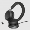 Jabra Evolve2 75 Stereo ANC USB-C/BT/Bezdrát/ MS/Stand/Černá 27599-999-889