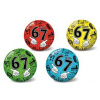 Lopta 67/six seven nafúknutá 23 cm 4 farby