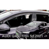 Deflektory - protiprievanové plexi Audi Q4 E-tron 5D od 2021 (+zadné)