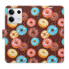 Flip pouzdro iSaprio - Xiaomi Redmi Note 13 5G - Donuts Pattern - kapsičky na karty (Knížkový flip kryt, obal, pouzdro iSaprio na mobil Xiaomi Redmi Note 13 5G - Donuts Pattern - 360° ochrana telefonu