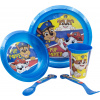 STOR Dětská jídelní sada 5v1 Tlapková patrola
