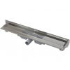 Alca plast Žlab Alcaplast APZ104-750 podlahový Flexible Low s okrajem pro perfor. rošt a s límcem ke stěně