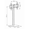 Techly ICA-TR11 Držák na TV 177,8 cm (70
