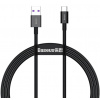 Dátový kábel Baseus CATYS-01 Superior Fast Charging USB-C 66W 1m Black