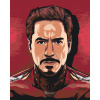 Vymalujsisam.sk Maľovanie podľa čísiel - Tony Stark, Iron Man Veľkosť: 40x50cm, Rám: Bez rámu, iba zrolované plátno