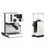 Rancilio Silvia BC PID, white + Eureka Mignon Silenzio, BL white