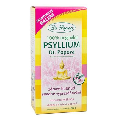 Dr. Popov Vláknina Psyllium, 200 g