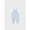 Mayoral Prúžkovaný overal bavlnený 13-02671-065 Veľkosť: 4-6 mesiacov (70 cm)