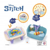 Piknikový košík a stolík 2v1 Stitch Picnic Basket Smoby 16 doplnkov s obedovou súpravou