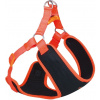 Nobby BLACK MESH REFLECT hrudný postroj XL oranžová neon