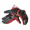 KOŽENÉ RUKAVICE REBELHORN ST SHORT BLACK/GREY/FLO RED 5XL