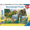 Ravensburger Dinosauři a čas 3 x 49 dielov
