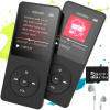 MP3 Bedee PREHRÁVAČ MP3 32GB FM RÁDIO čierny 32 GB