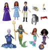 Disney The Little Mermaid Sada malých panenek a kamarádů ze země a moře