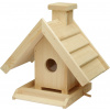 Krmítko pre vonkajšie vtáctvo drevené - č. 09, villa