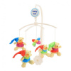 Kolotoč nad postieľku Baby Mix Medvedíky s čiapočkami multicolor