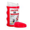 LOCTITE 55 160 m LOCTITE vlákno tesniace pre vodoinštalatérov, možno použiť na kovové alebo plastové závitové tvarovky