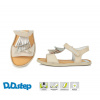 D.D.Step Kožené flexibilné sandále G076 - cream Veľkosť-obuvi: 27