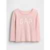 GAP Baby tričko s logom Ružová 2YRS Ružová Ružová