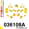 036108A: Full suspension bush kit SPORT 19mm 14mm 031195 - 031525 x 2 4 x 031314 standard bush Black