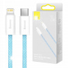 BASEUS SILNÝ KÁBEL PRE IPHONE USB TYPU C DO LIGHTNING QC PD 20W 2M