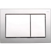 TECE BASE ovládacie tlačidlo 214x145mm, pre WC, dvoumnožstevní splachovanie, lesklý chróm 9240701
