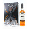 Bowmore 12 years s dvoma pohármi 0,7l 40% GB (darčekové balenie 2 poháre)