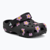 Detské šľapky Crocs Classic Flower 212671 black