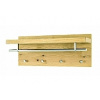 Mørtens Furniture Nástenný vešiak s policou Kirk, 30 cm, dub dub