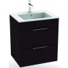 Jika Cube - Skrinka s umývadlom, 540x422x622 mm, tmavý dub H4536121763021
