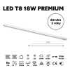 LED trubica T8 18W 4000K sklenená PREMIUM