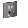 HansGrohe Shower Select - Termostatická batéria pod omietku na 2 spotrebiče, kefovaný čierny chróm 15763340