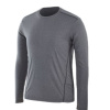Tričko BAUER VAPOR TEAM LS TECH T GRY - SR XL
