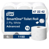 Tork Toaletný papier 2-vrstv. TORK SmartOne biely T8 (6 ks)