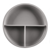 ZOPA Silikónový delený tanier s prísavkou Variant: Dove grey