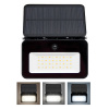 Solight WL913 LED solární reflektor se senzorem, 6W, 660lm, 3CCT, Li-Ion, černá