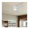 | ZEVENTI - LED stropný ventilátor AUREX LED/24W/230V Wi-Fi Tuya biely + diaľkové ovládanie | ZEV039