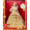Barbie Vianočná panenka blondýnka 2023 HJX04